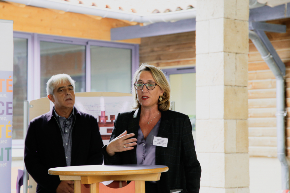 Pose de la première pierre de l’extension de l’établissement SMR de Virazeil. 04